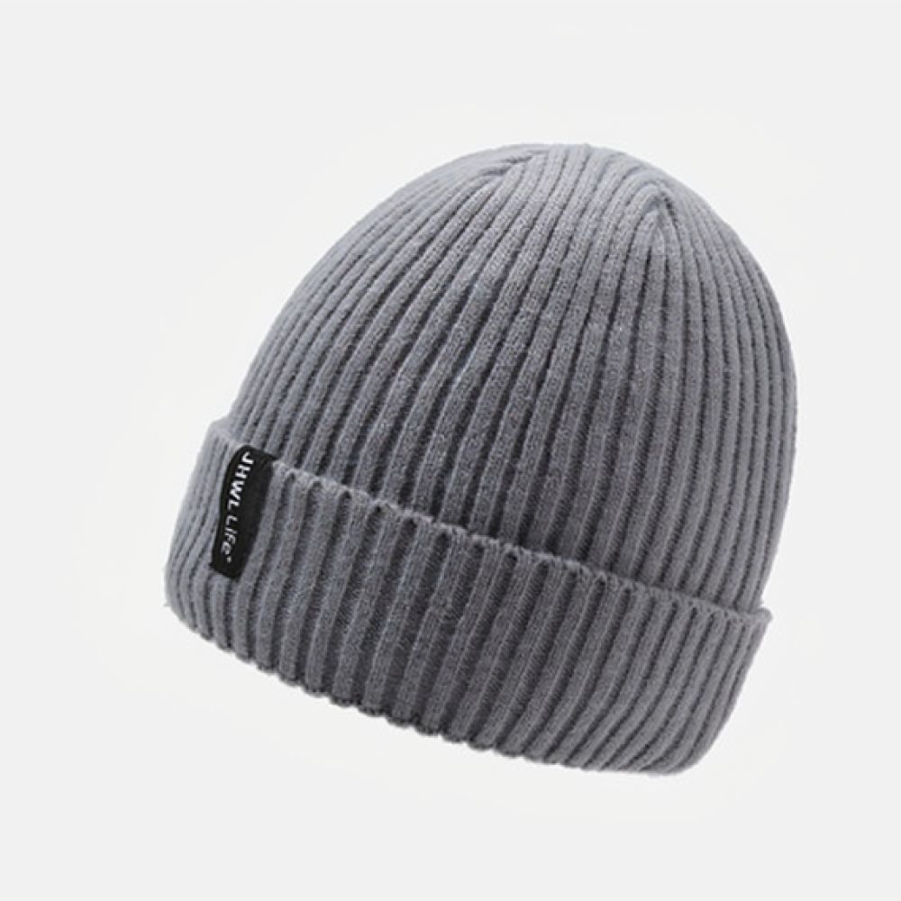 Cycling Gear To Keep You Warm - Winter Knitted Beanie Hat Thickened Fleece
