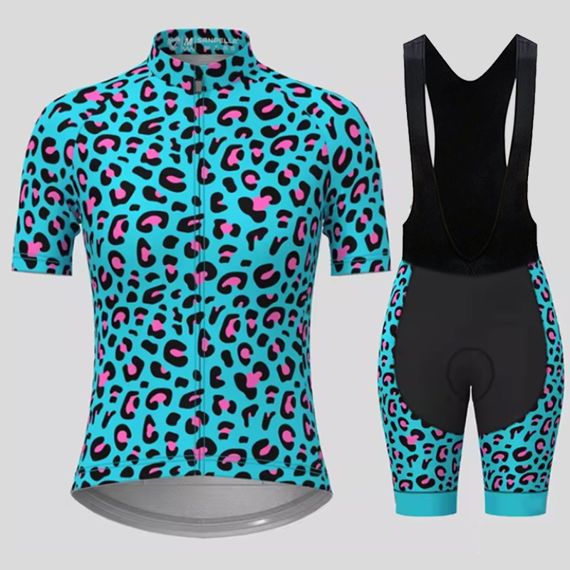 Cycling Gear Outfit - Men's Breathable Cycling Suit Set, Blue