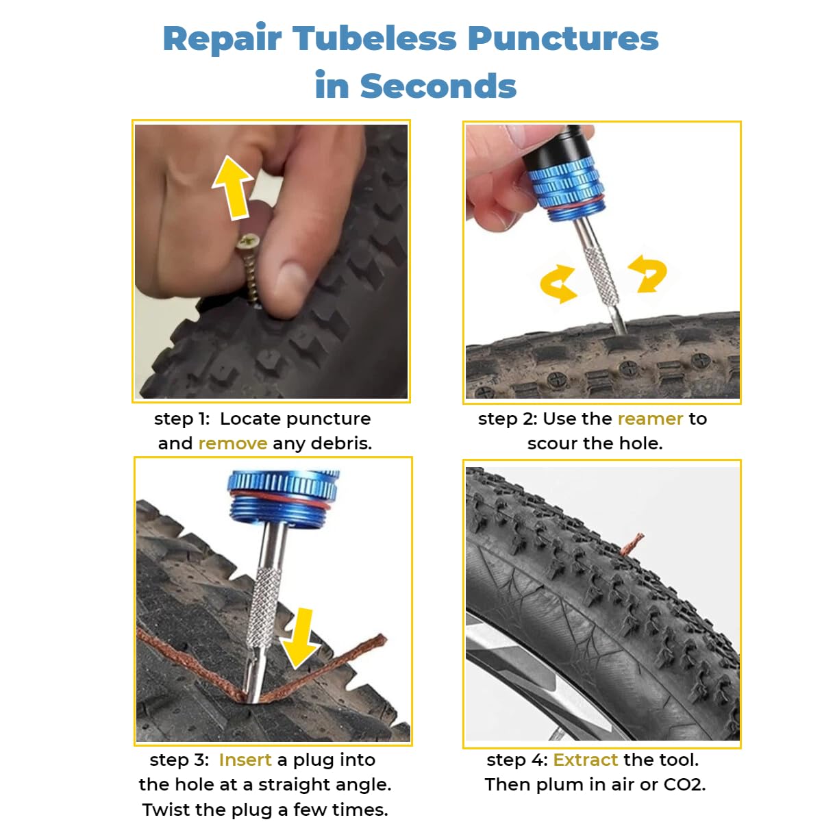 Tubeless Bike Tire Repair Kit  - Tubeless Tire Sealant ulasan dan harga