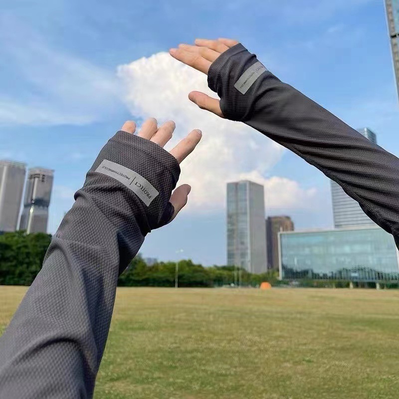 1Pair Unisex UV Cooling Sun Ar - Cycle Gear ulasan dan harga