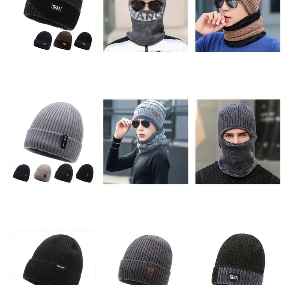 Warm Fleece Lined Knitted Bean - Cycling Gear To Keep You Warm ulasan dan harga