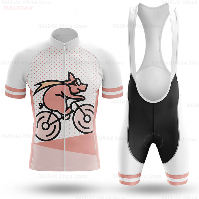 Men's Funny Pig Cartoon Anime  - Cycling Gear For Sale ulasan dan harga