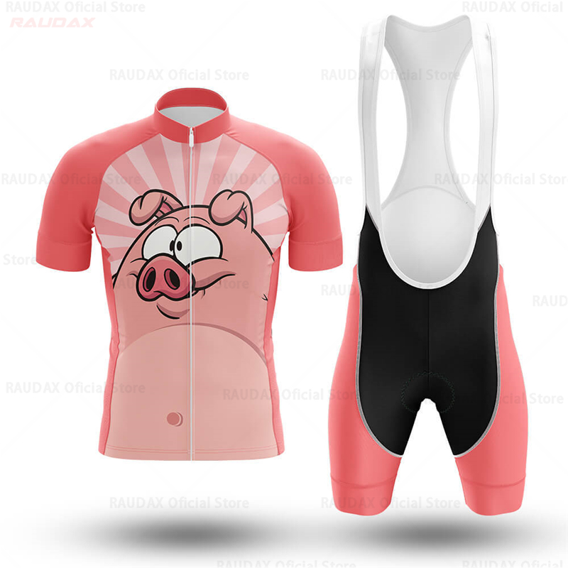 Men's Funny Pig Cartoon Anime  - Cycling Gear For Sale ulasan dan harga