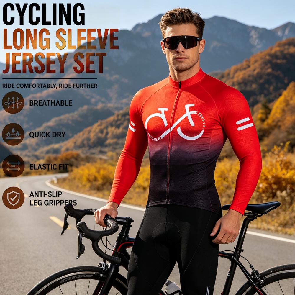Cycling Suit Spring Autumn Mou - Cycling Gear Outfit ulasan dan harga