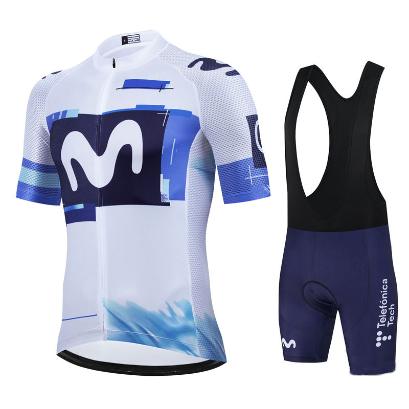 Movistar Pro Team Summer Cycli - Cycling Gear Outfit ulasan dan harga