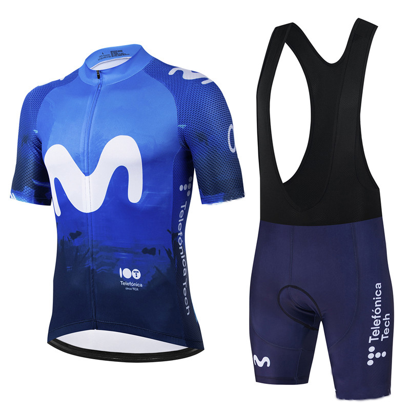 Movistar Pro Team Summer Cycli - Cycling Gear Outfit ulasan dan harga