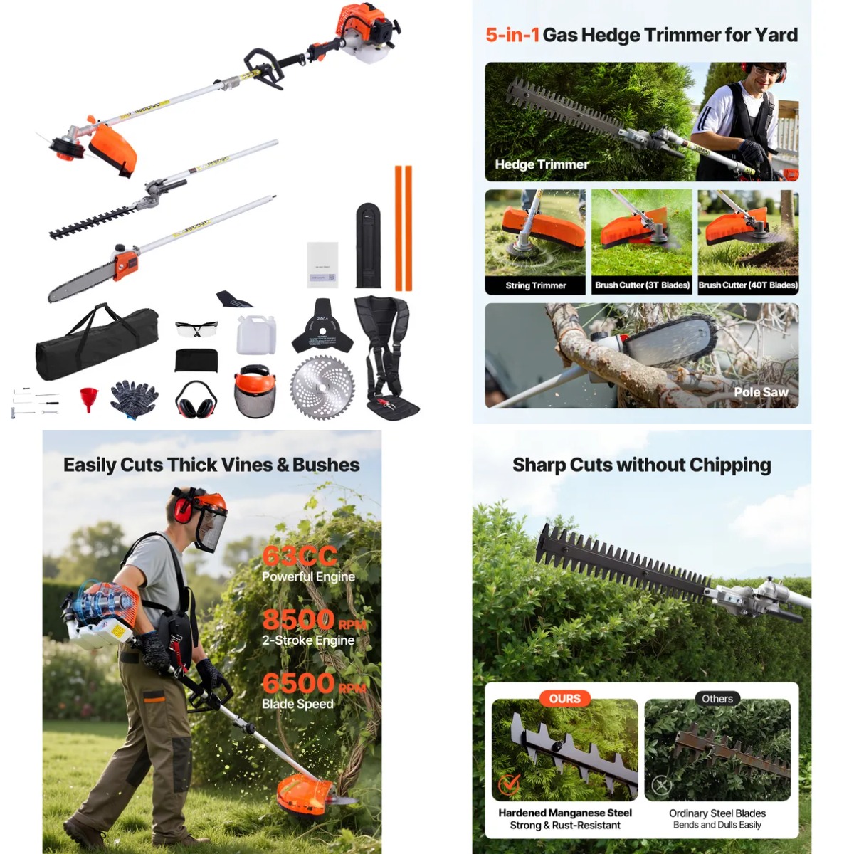 Gas Hedge Trimmer, 2 Cycle Gas - Cycle Gear ulasan dan harga