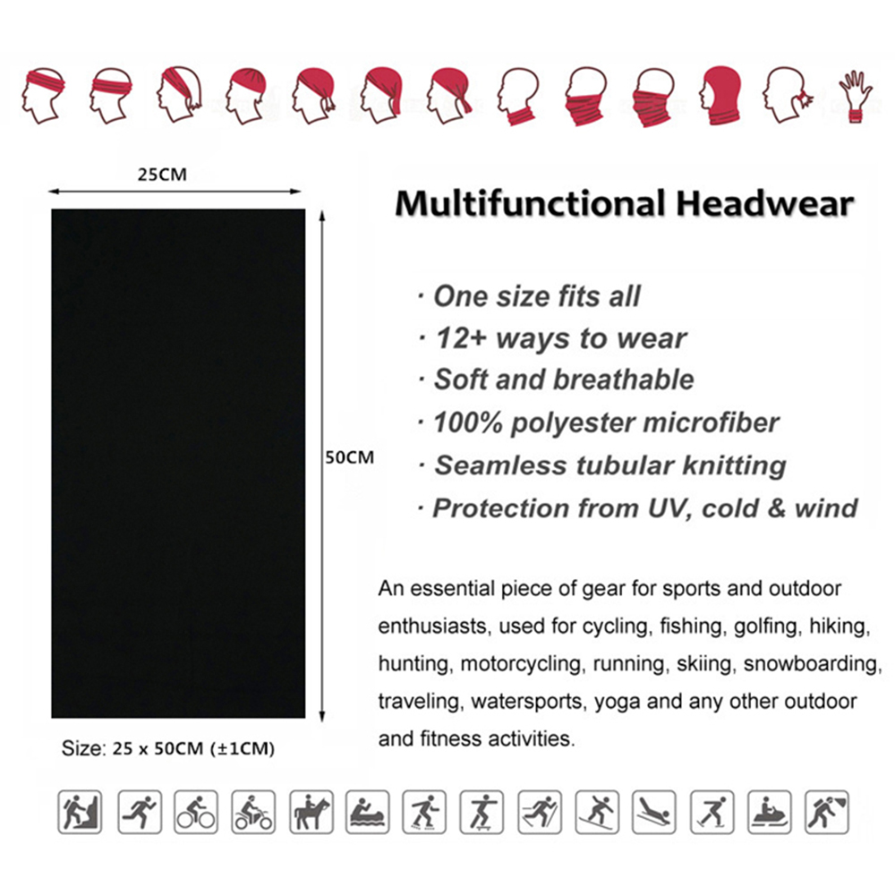 Seamless Solid Color Bandanas  - Cycle Gear ulasan dan harga