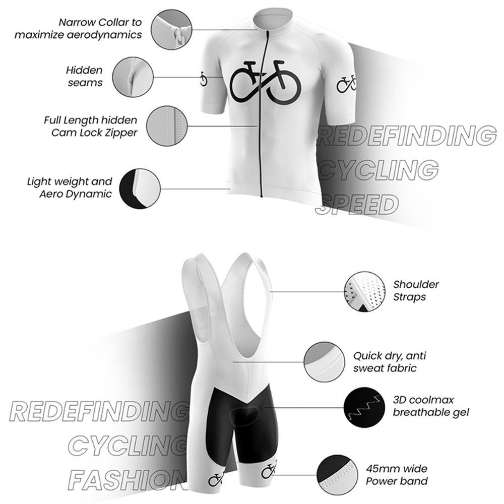 Man Cycling Set Short Bib Cycl - Cycling Gear For Sale ulasan dan harga